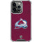 NHL Colorado Avalanche Distressed iPhone 16 Pro Clear Case